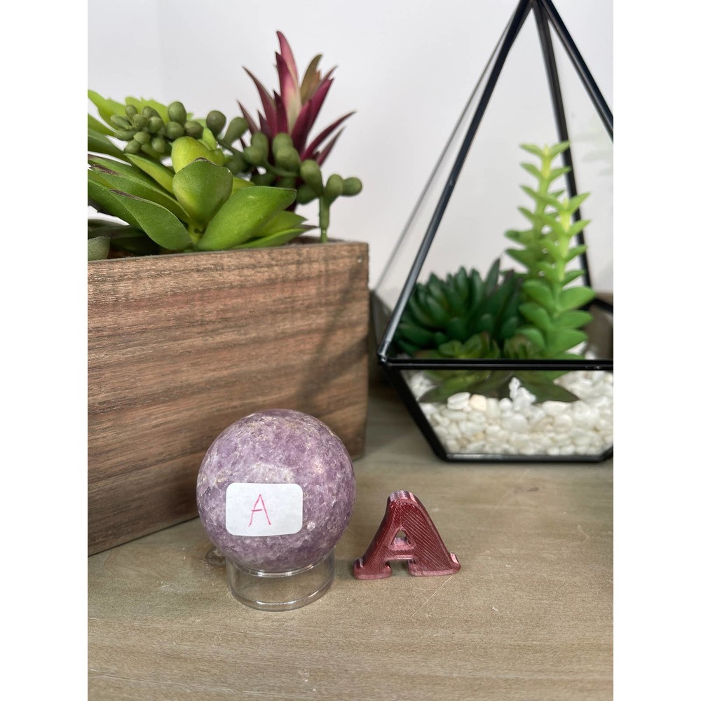 Lepidolite Sphere Polished Crystal Round